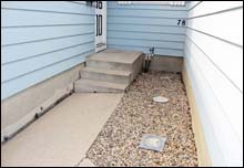 sunken concrete porch repair