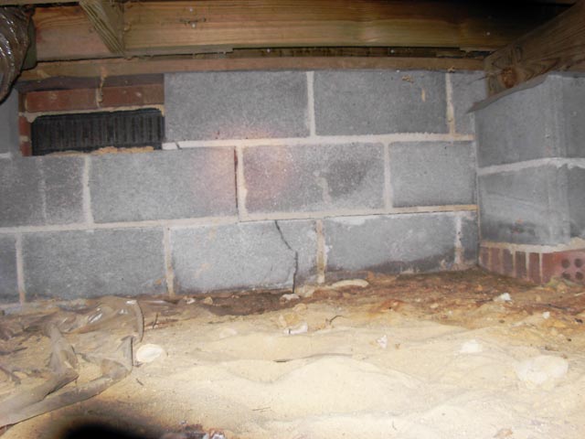 cracked foundation walls dulles va