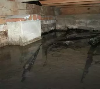 Water in crawl space