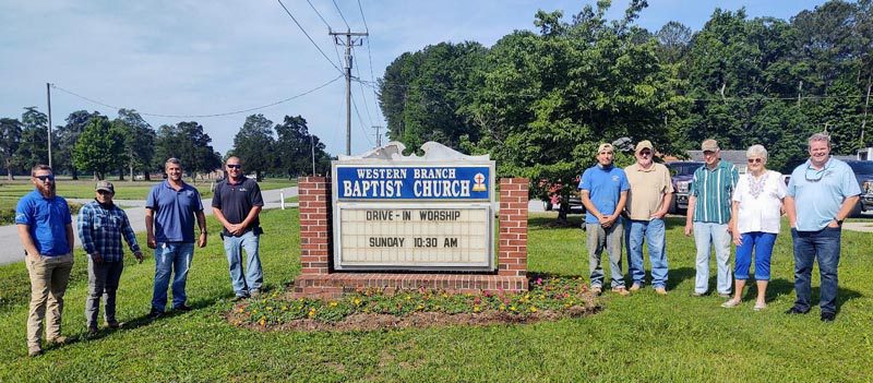 Team Atlas partners with community to restore foundation to 250-year-old Suffolk Baptist Church