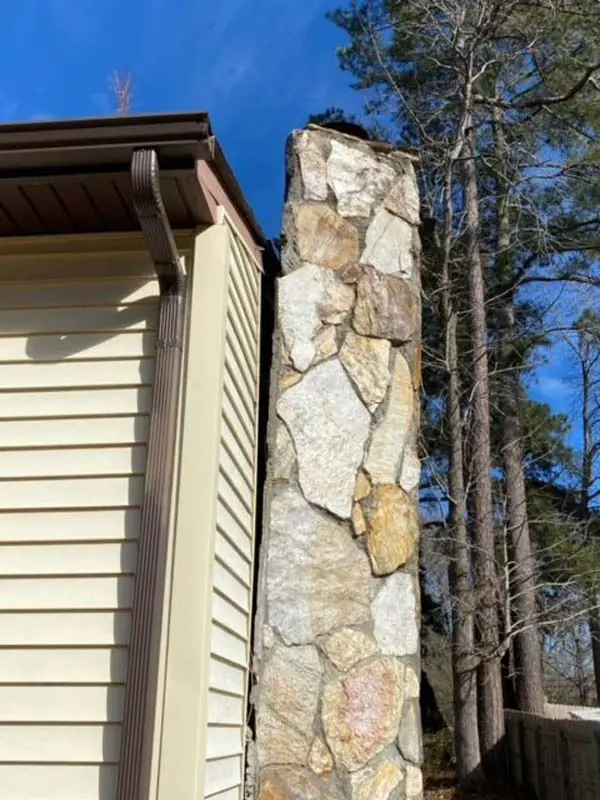 Leaning Chimney Repair