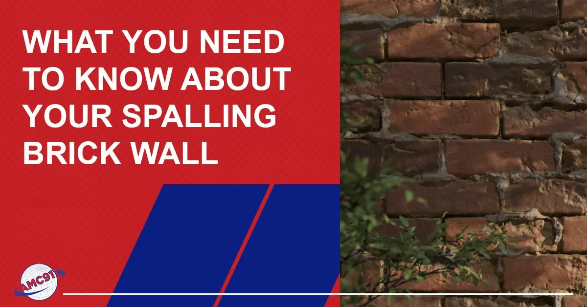 Spalling Brick Wall