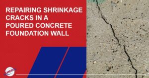 Repairing Shrinkage Cracks In A Poured Concrete Foundation Wall