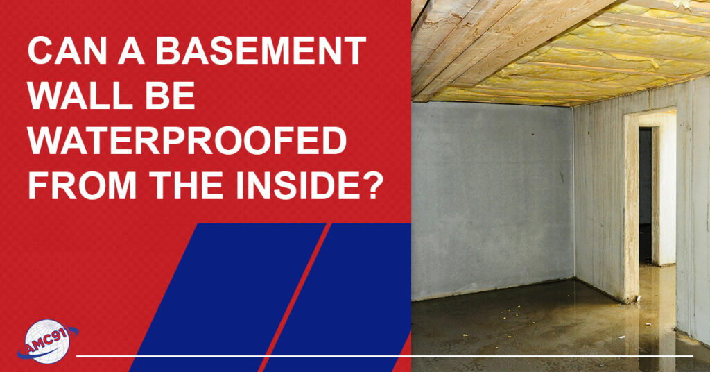 waterproofing basement walls from inside