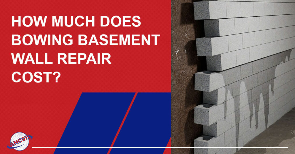 bowing basement wall repair cost