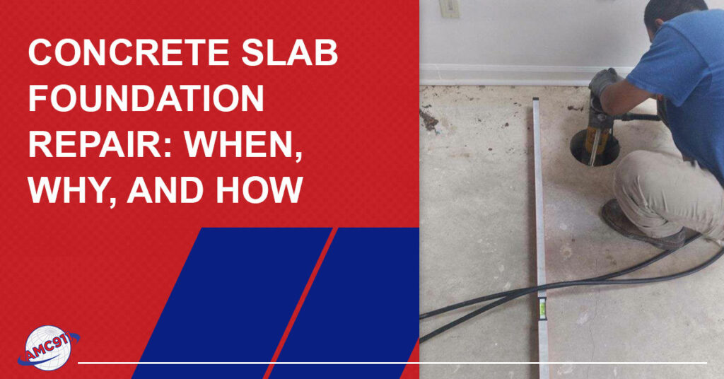 concrete slab foundation repair