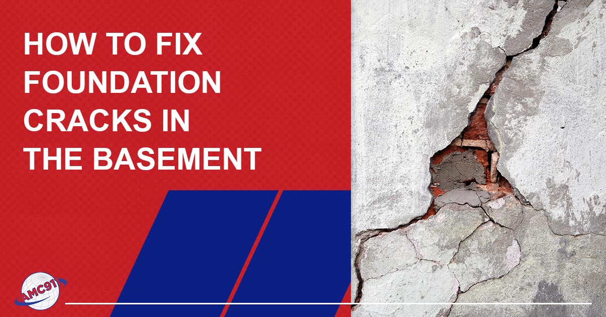 how to fix foundation cracks in basement