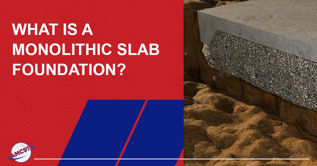 monolithic slab