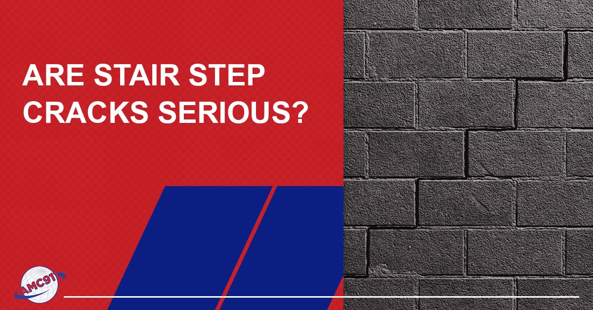 stair step cracks