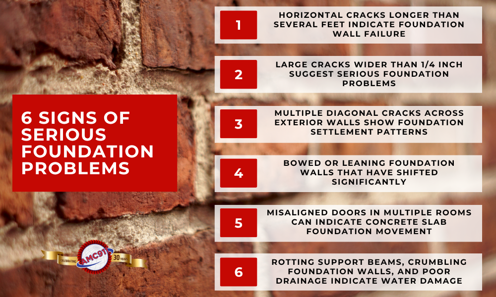 6 Signs of Serious Foundation Problems