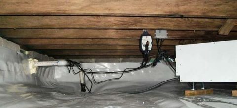 Crawl space encapsulation