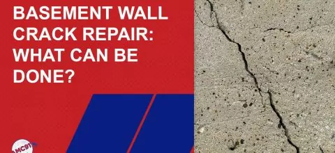 basement wall crack