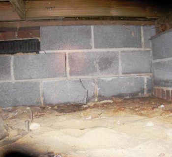 Cracked foundation walls