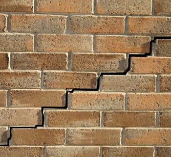 Cracks in brickwork