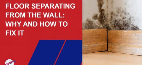 floor separating from wall