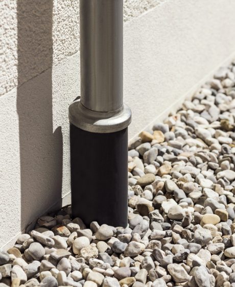 french-drain-in-stone French Drain